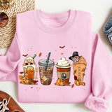 Fall Coffee Shirt, Cute Fall Sweatshirt, Thanksgiving Shirt