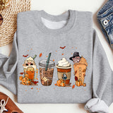 Fall Coffee Shirt, Cute Fall Sweatshirt, Thanksgiving Shirt