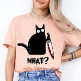 Killer Cat Halloween Sweatshirts, Spooky Cat Shirts