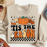 Tis The Season Thanksgiving Shirt, Fall Pumpkin Coffee T-Shirt