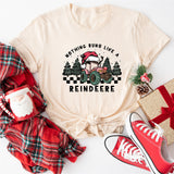 Nothing Runs Like a Reindeer Sweatshirt, Christmas Tractor Reindeer Sweater