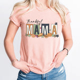 Thankful Mama Shirt, Thankful shirt, Thanksgiving T-Shirt