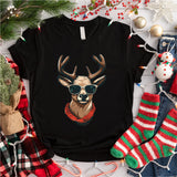 Reindeer Christmas Shirt, Peeping Reindeer Shirt, Merry Christmas Shirt