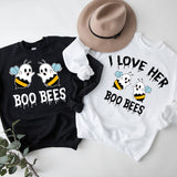 I Love Her Boo Bees Halloween T-Shirt, Halloween T-Shirt