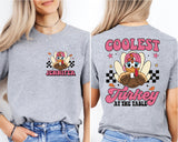 Custom Coolest Turkey Shirt,  Personalized Thanksgiving Shirt