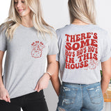 Santa There's Some Ho's In This House Tee, Christmas Santa Head Sweatshirt