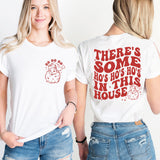 Santa There's Some Ho's In This House Tee, Christmas Santa Head Sweatshirt