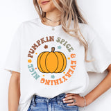 Pumpkin Spice Everything Nice Tee, Fall Shirt