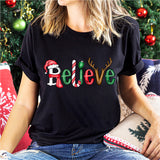 Believe Christmas Shirt, Merry Christmas Tees