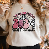 Let's Go Girls 2024 Happy New Year T-shirt, Happy New Year Shirt