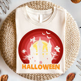 Halloween Shirt, Pumpkin Ghost Shirt, Halloween Party Shirt