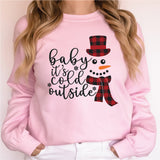 Baby It's Cold Outside Shirt, Christmas Sweaters