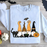 Halloween Gnomes & Pumpkin Sweatshirt, Scary Gnomes Shirt