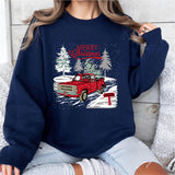 Merry Christmas Truck Shirt, Merry Christmas Sweatshirt