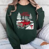 Merry Christmas Truck Shirt, Merry Christmas Sweatshirt