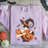 Halloween Witch Shirt, Pumpkin Witch Shirt, Halloween Hat Tee