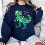 Tree Rex Christmas Shirt, Kids Christmas Birthday