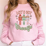 Lets Get Crackin' Shirt, Retro Christmas Shirt