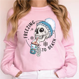 Freezing to Death Sweatshirt, Freezing Season Sweater