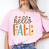 Hello Fall Shirt, Thankful Vibes Shirt