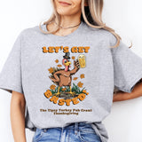 Let's Get Basted Turkey Shirt, Funny Thanksgiving T-Shirt