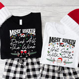 Most Likely to Christmas Shirts, Custom Family Christmas Shirts