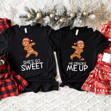 He Cracks Me Up She's So Sweet Shirt, Gingerbread Couple Shirt