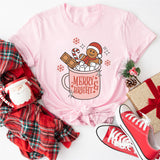 Christmas Cookie Shirt, Merry and Bright Christmas Shirt