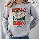 Griswold Premium Eggnog Shirt, Christmas Sweatshirt