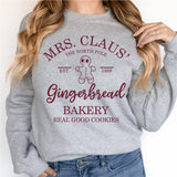 Mrs. Claus Christmas Baker Shirts, Gingerbread Cookie Christmas Shirts