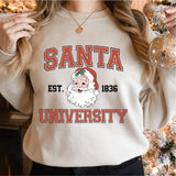 Santa University Est 1836 Sweatshirt, Christmas Sweatshirt