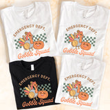 Thanksgiving Emergency Department Shirt, Nurse Gobble Squad Shirt