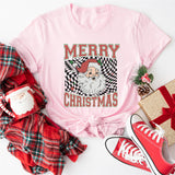 Merry Christmas Shirt, Retro Santa Christmas Shirt