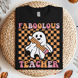 Faboolous Teacher Halloween Shirt, Spooky Teacher Shirt