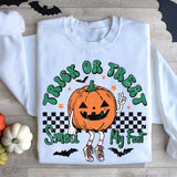 Trick or Treat Smell My Feet Shirt, Halloween Ghost T-Shirt