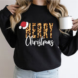 Merry Christmas Leopard Shirt, Retro Christmas Shirt