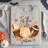 Tis The Season Halloween Sweatshirt, Fall Pumpkin T-Shirt