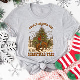 Rockin' Around The Christmas Tree Shirt, Cowboy Christmas Tee