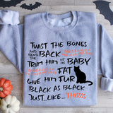 Twist The Bones Shirt, Halloween Shirt, Black Cat T-Shirt