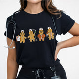 Gingerbread Nurse Christmas Shirt, Cute Christmas Shirt