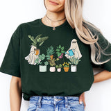 Ghost Garden Flowers Halloween Shirt, Trick or Treat Shirt