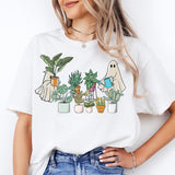 Ghost Garden Flowers Halloween Shirt, Trick or Treat Shirt