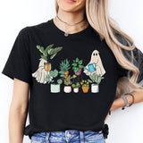 Ghost Garden Flowers Halloween Shirt, Trick or Treat Shirt