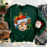 Cow Christmas Sweatshirt, Christmas Heifers Shirt