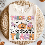 Trick Or Teach Shirt, Halloween Teacher Shirt