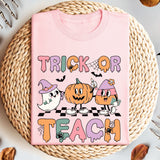 Trick Or Teach Shirt, Halloween Teacher Shirt