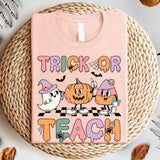 Trick Or Teach Shirt, Halloween Teacher Shirt