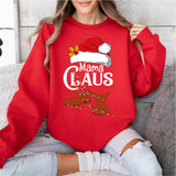 Mama Claus Sweatshirt, Christmas Sweatshirt