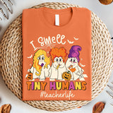 I Smell Tiny Humans Halloween Shirt, Halloween Teacher Shirt