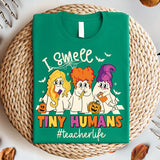 I Smell Tiny Humans Halloween Shirt, Halloween Teacher Shirt